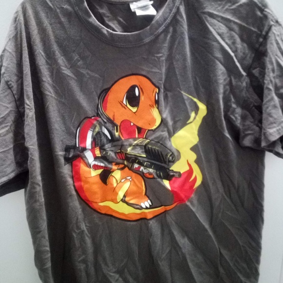 Commander Charmander T Shirt - Picture 3 of 3